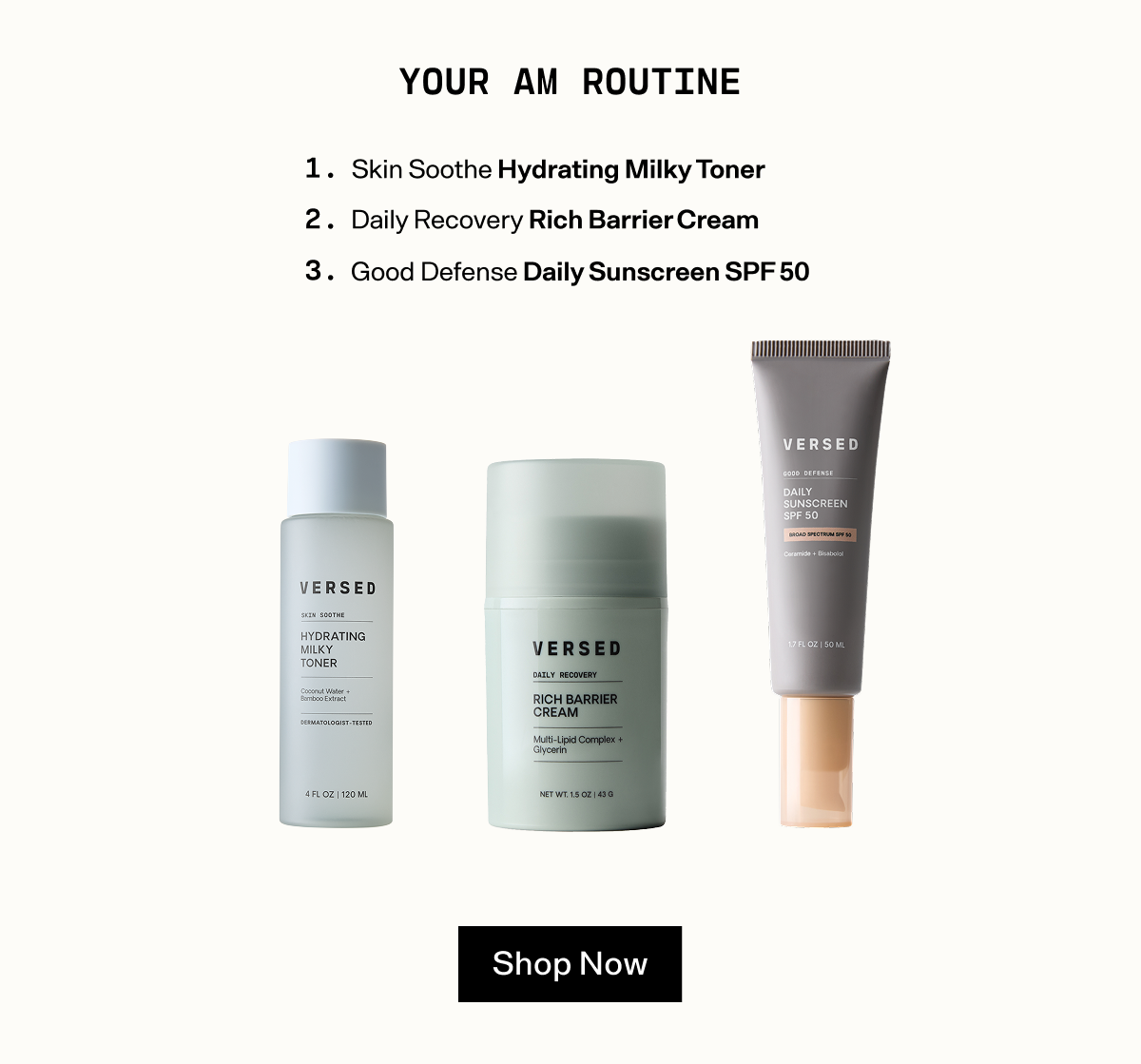 Your AM Routine - Shop Now