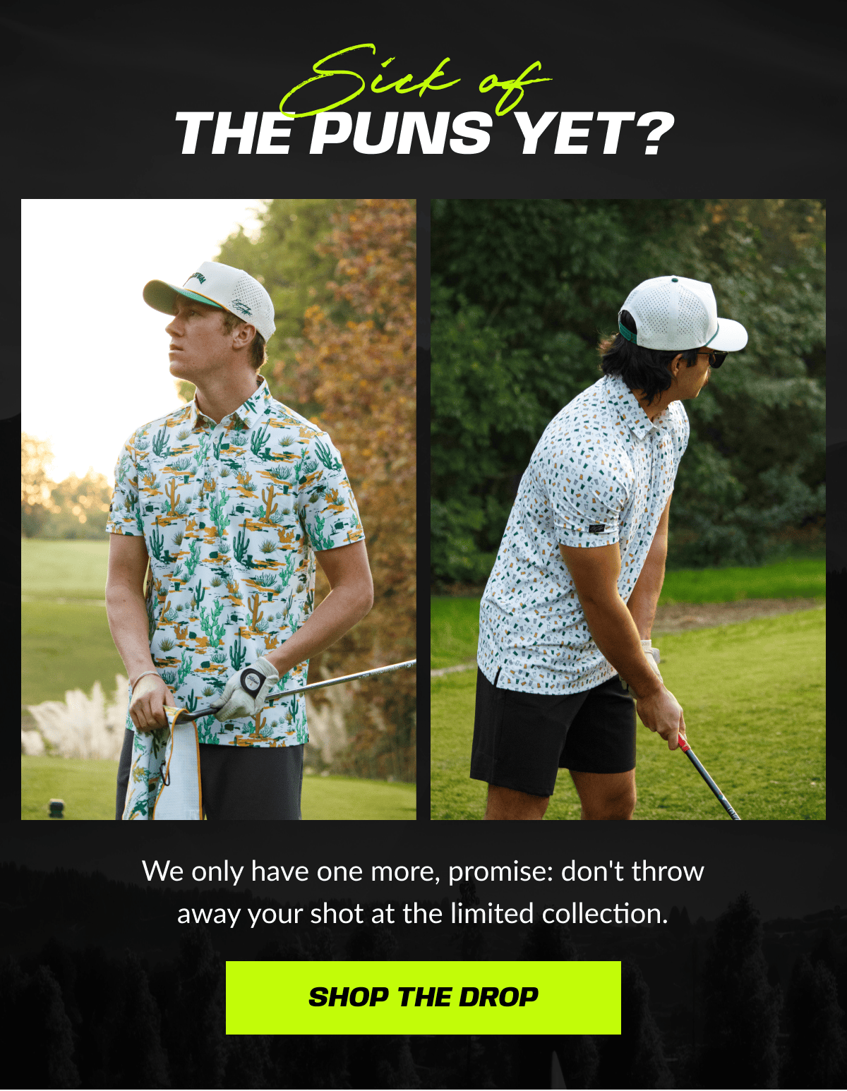 Sick of the puns yet?