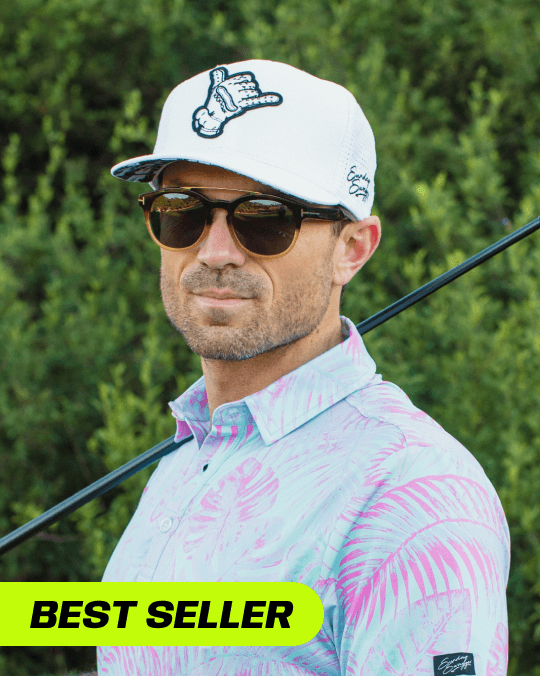 Hang Loose Snapback - White