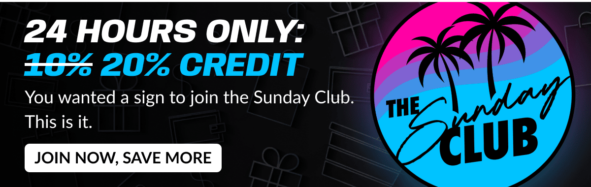 24 HOURS ONLY: 20% CREDIT