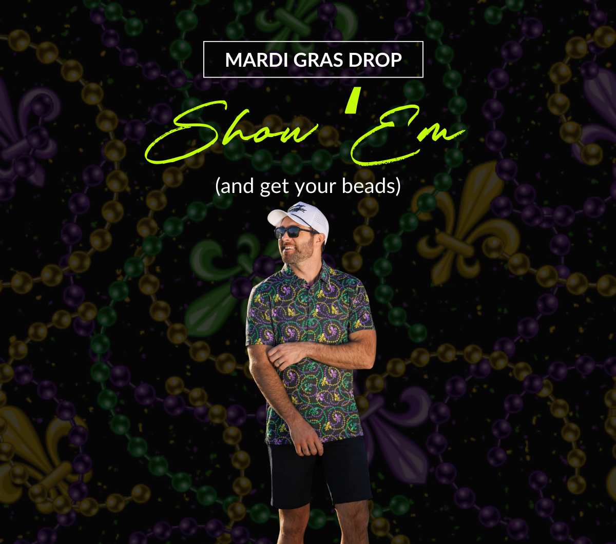 MARDI GRAS POLO