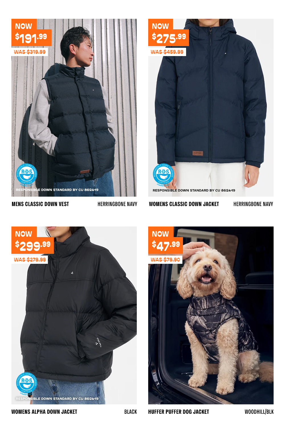 40% OFF Down AND Puffer Jackets