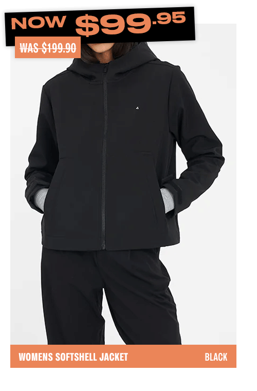 WOMENS SOFTSHELL JACKET BLACK
