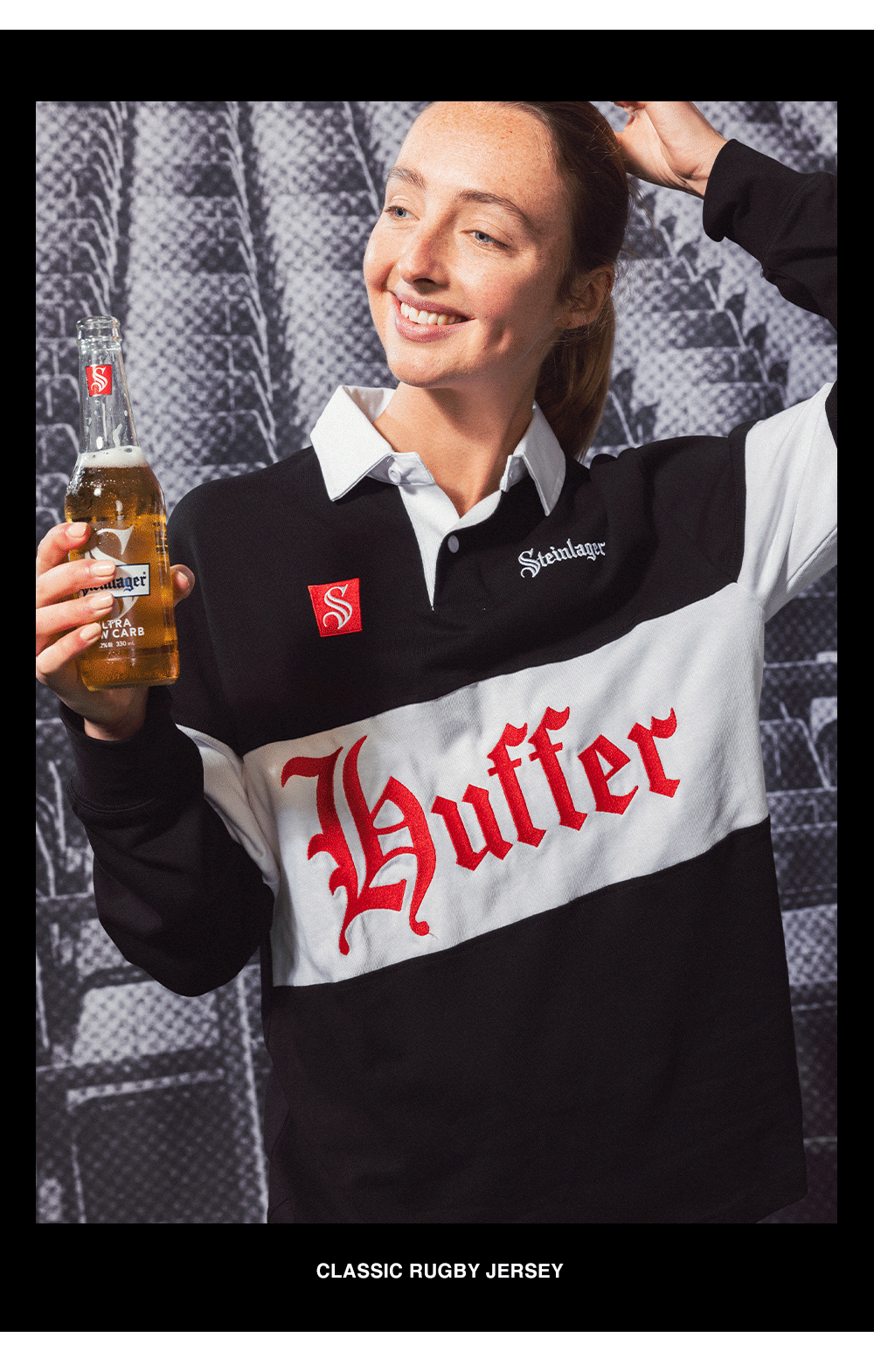CLASSIC RUGBY JERSEY BLACK