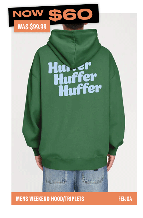 MENS WEEKEND HOOD/TRIPLETS FEIJOA