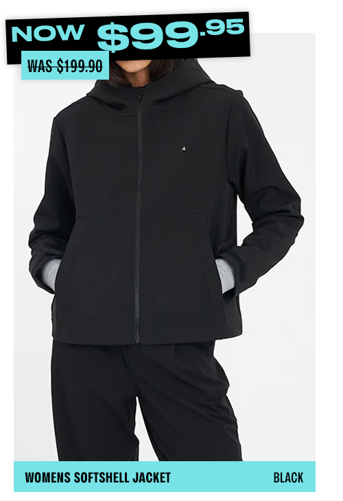 WOMENS SOFTSHELL JACKET BLACK
