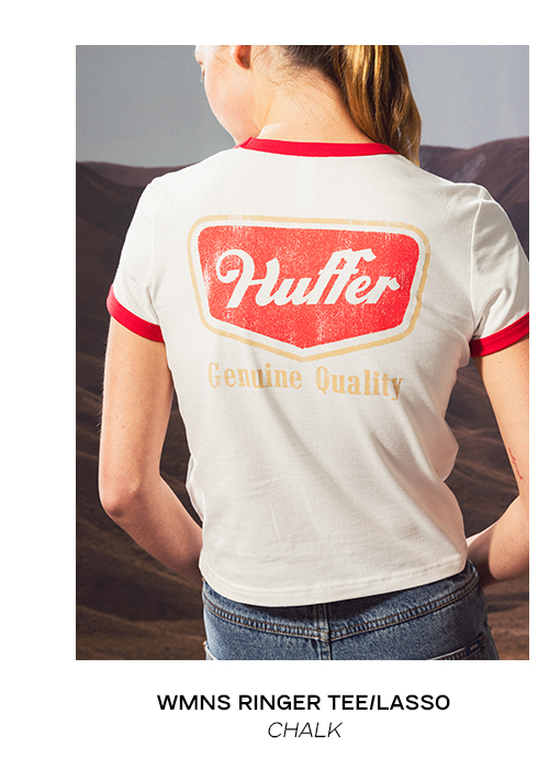 WMNS RINGER TEE/LASSO CHALK