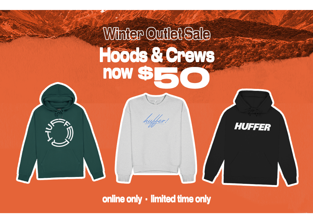 HOODS & CREWS NOW $50 | WINTER OUTLET