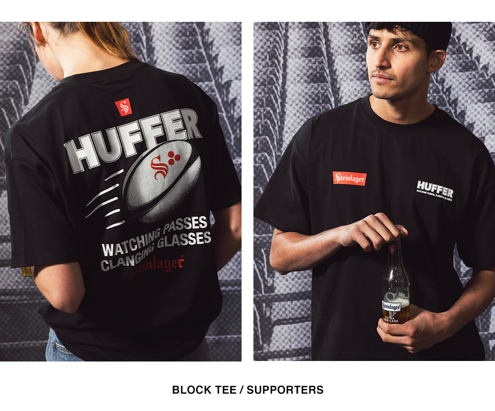 BLOCK TEE 220/SUPPORTERS BLACK