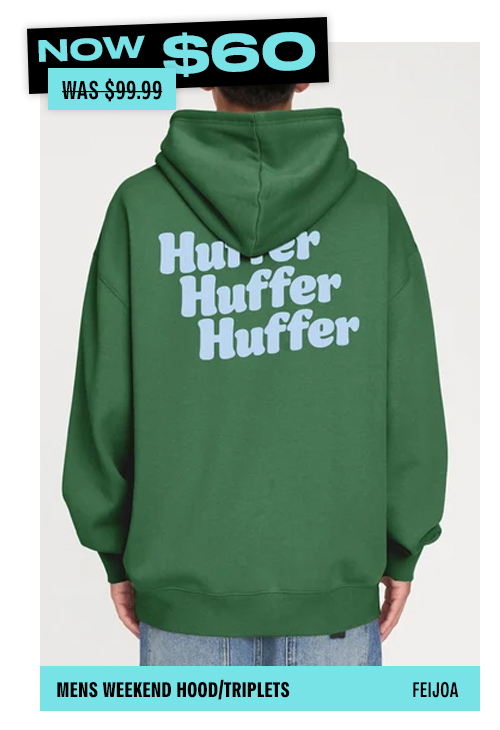 MENS WEEKEND HOOD/TRIPLETS FEIJOA