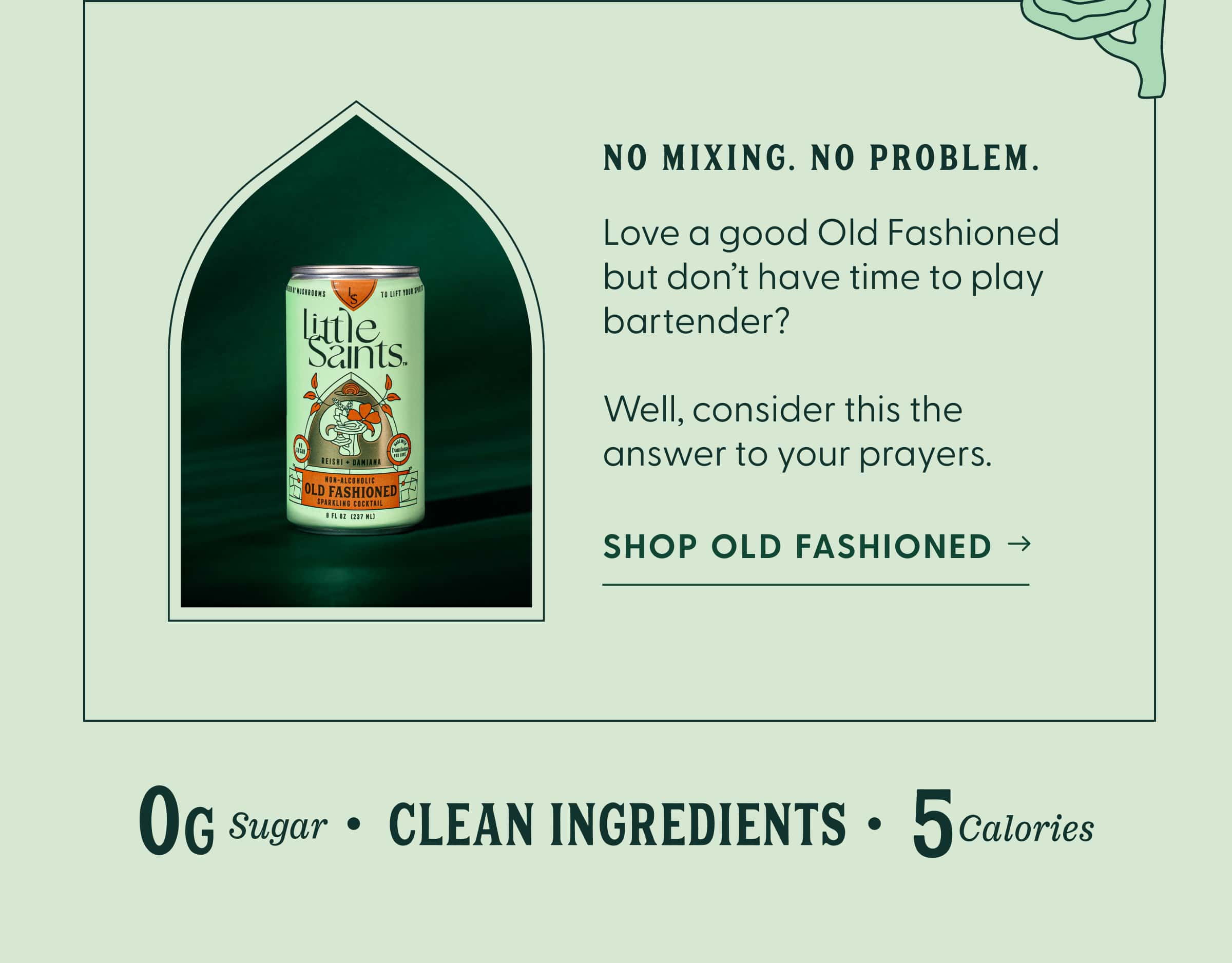 No Mixing. No Problem.