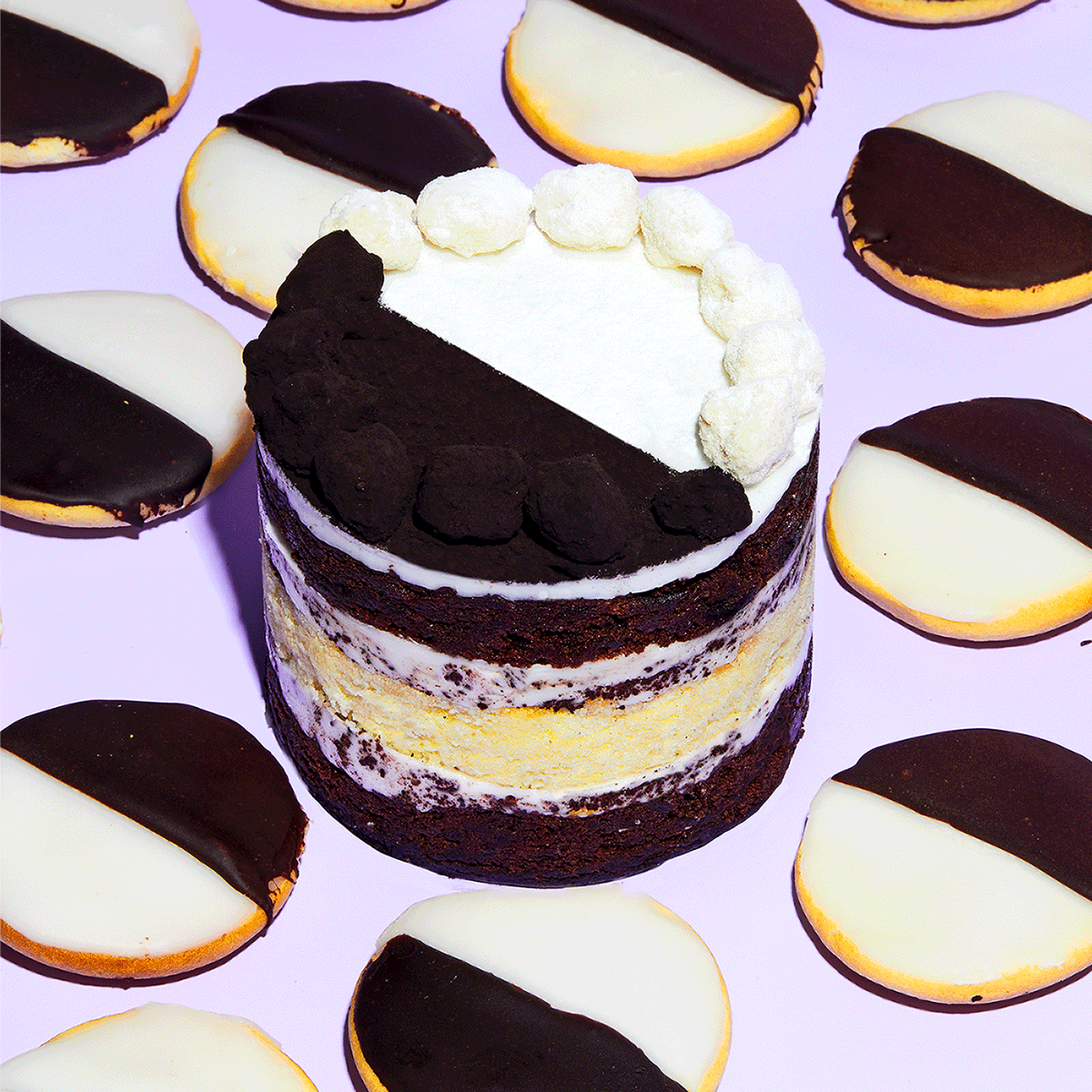 Ice Cream Sandwich Cake Gif