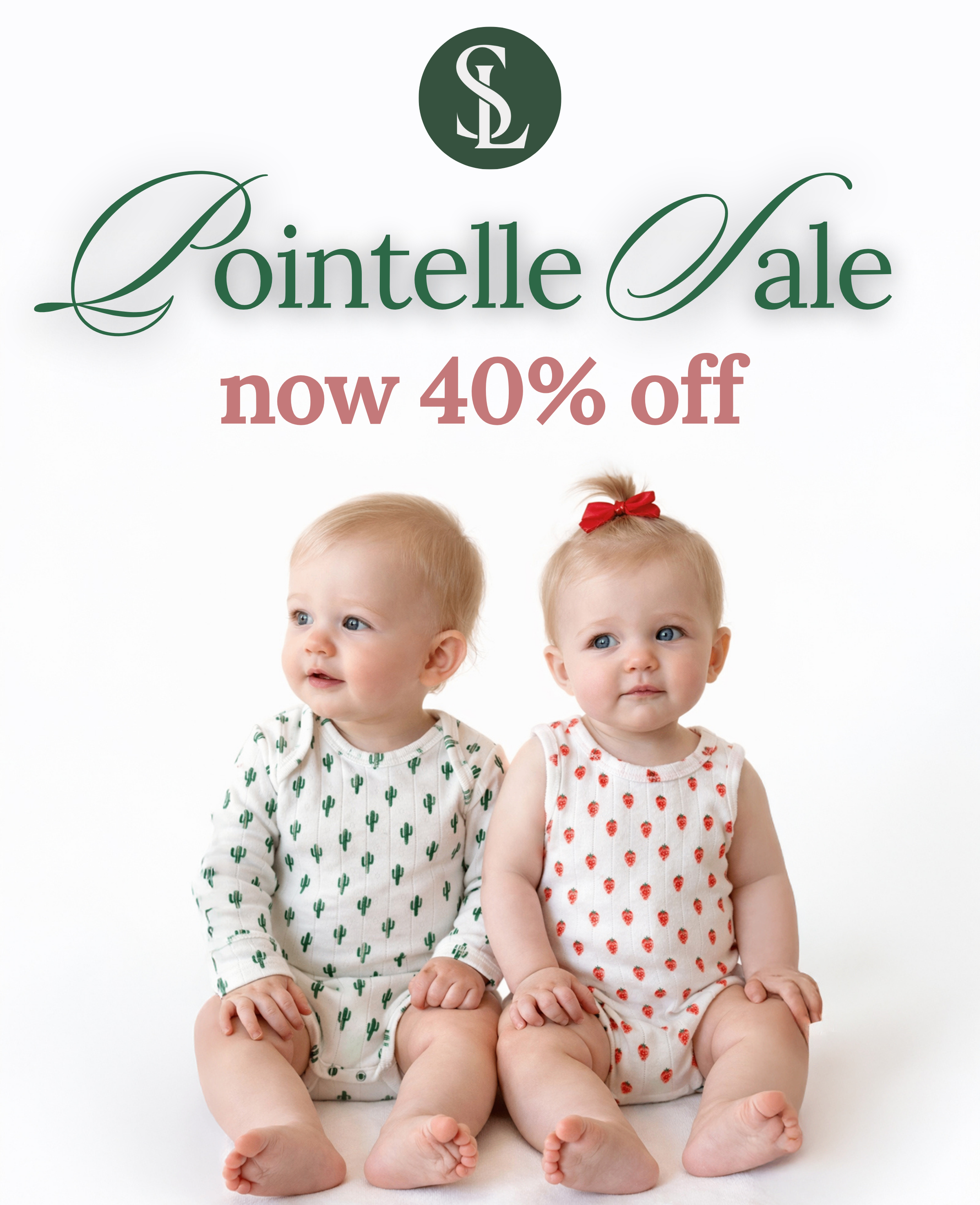 take 40% off our Summer Pointelle collection now