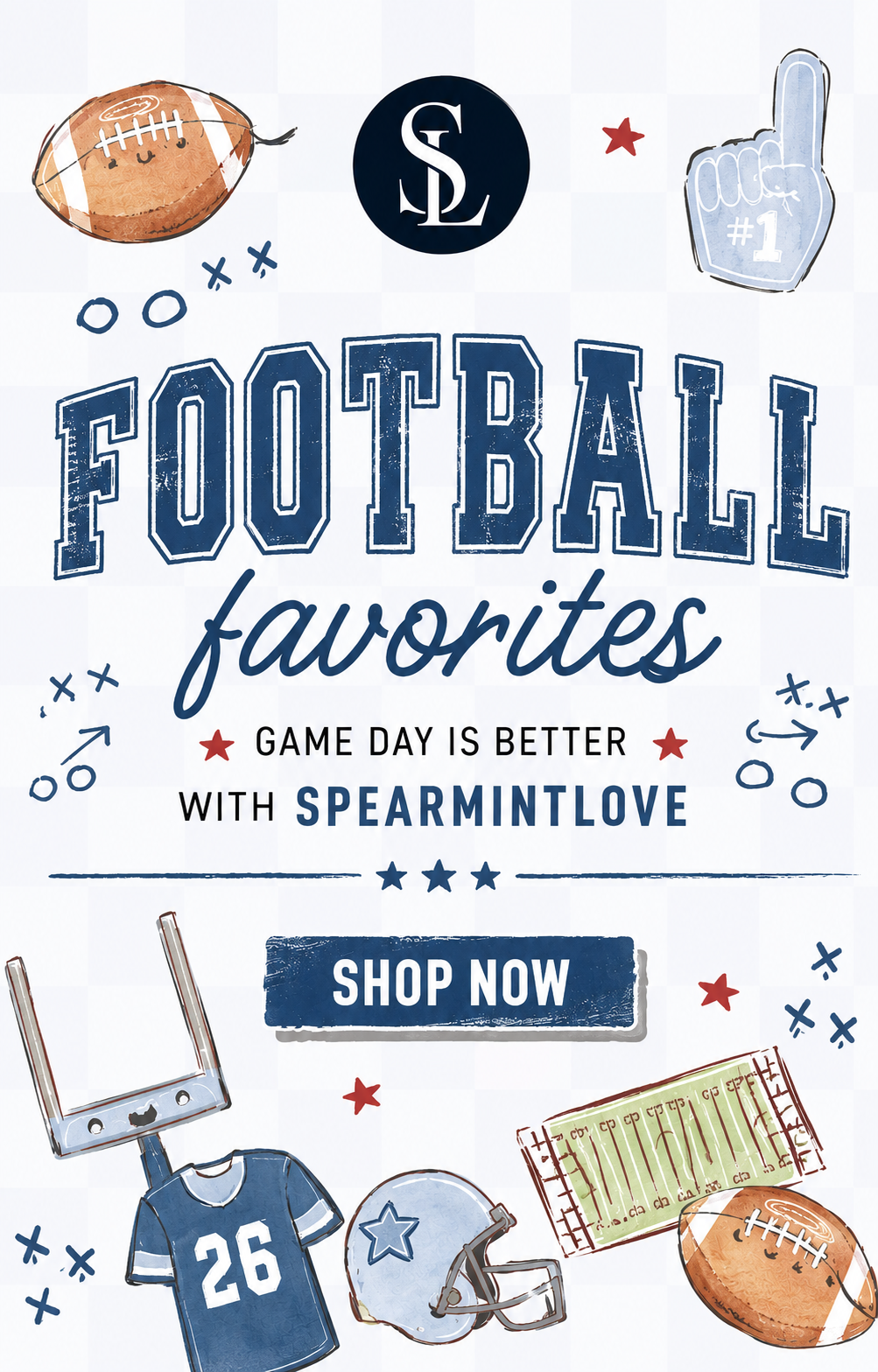 football favorites. shop now.