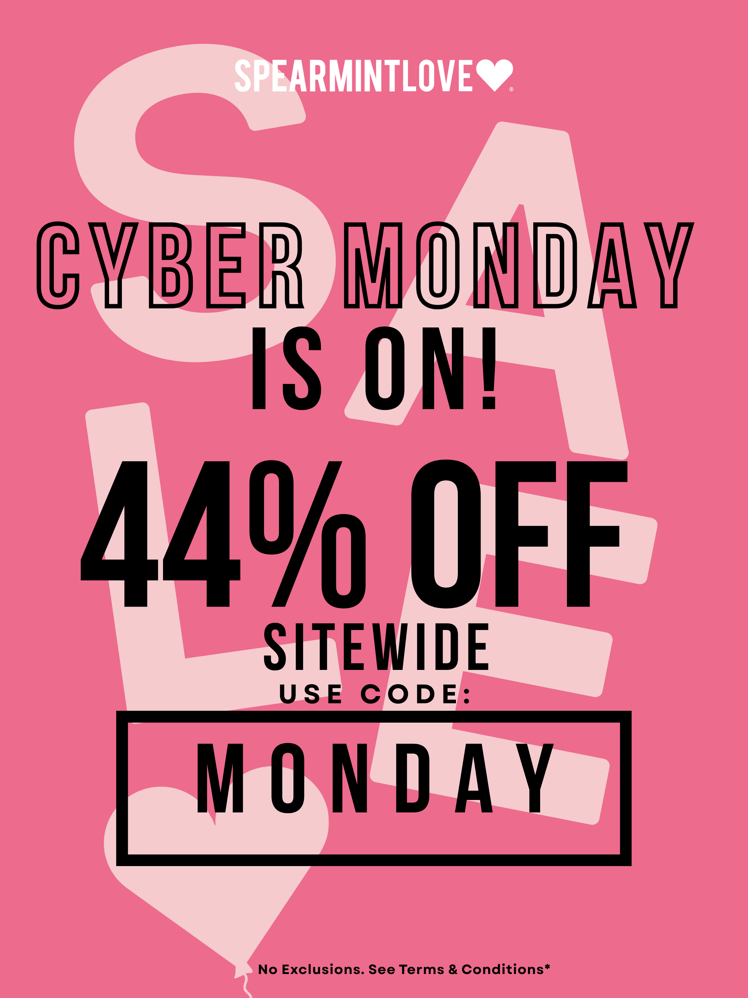 44% Off Sitewide is ON! Use code MONDAY