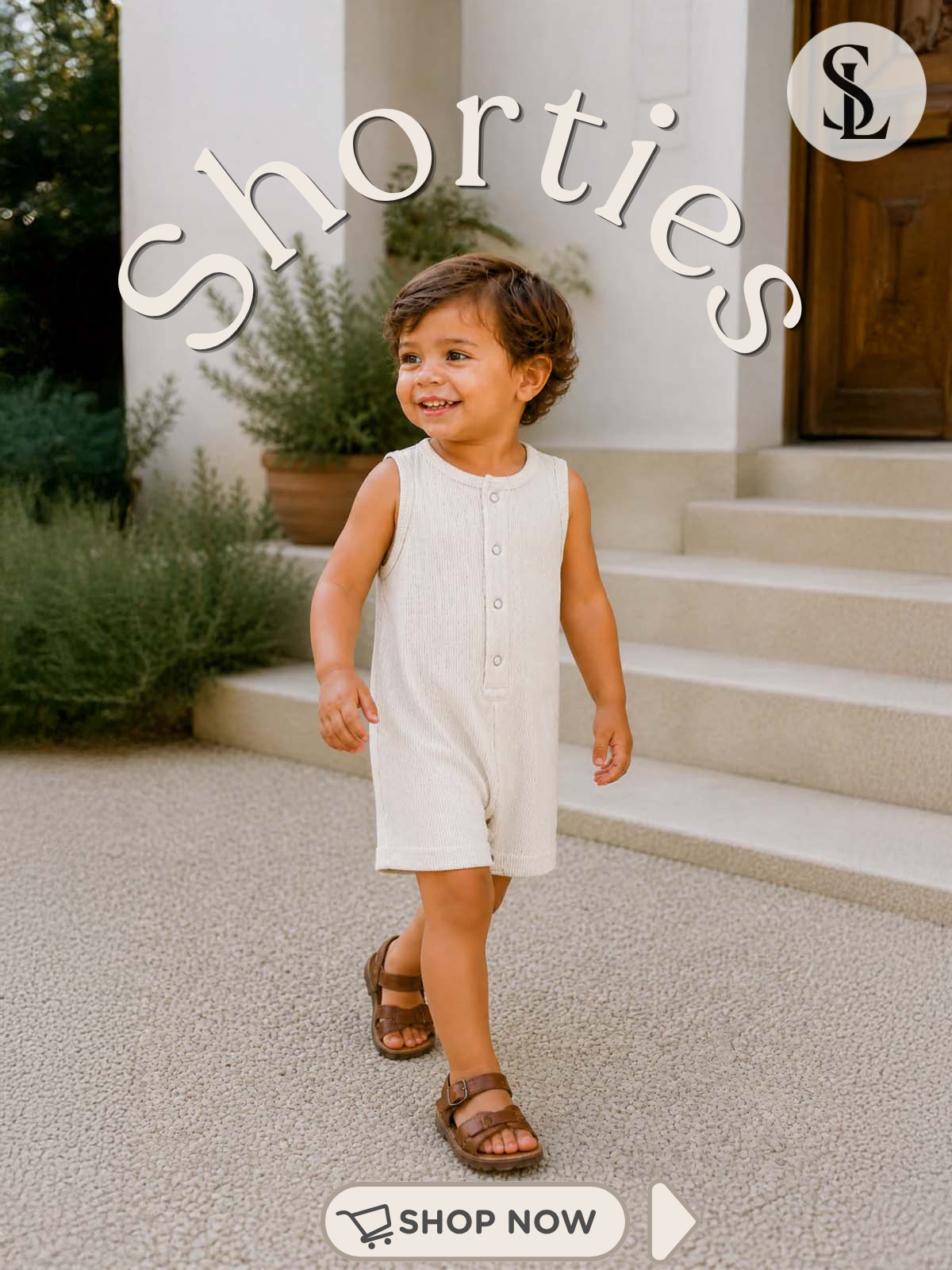the most popular outfit for boys this summer - meet the Shortie.