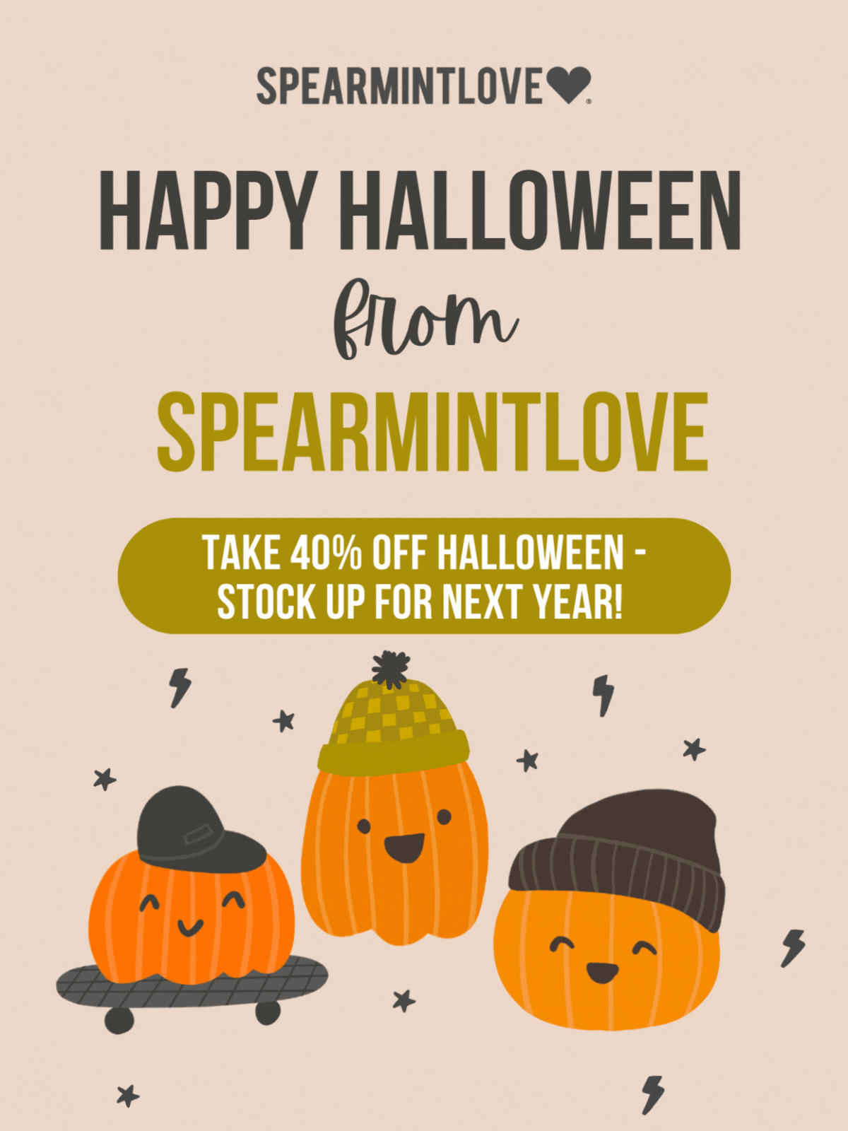 Happy Halloween from SpearmintLOVE