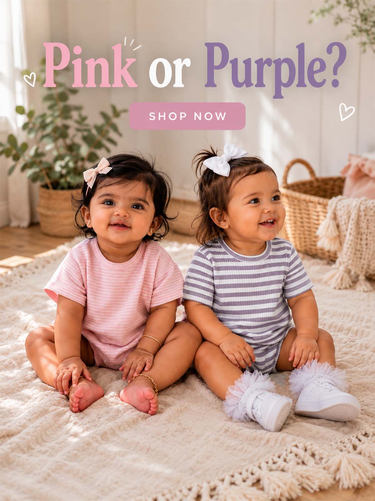Pink or Purple? Choose your favorite