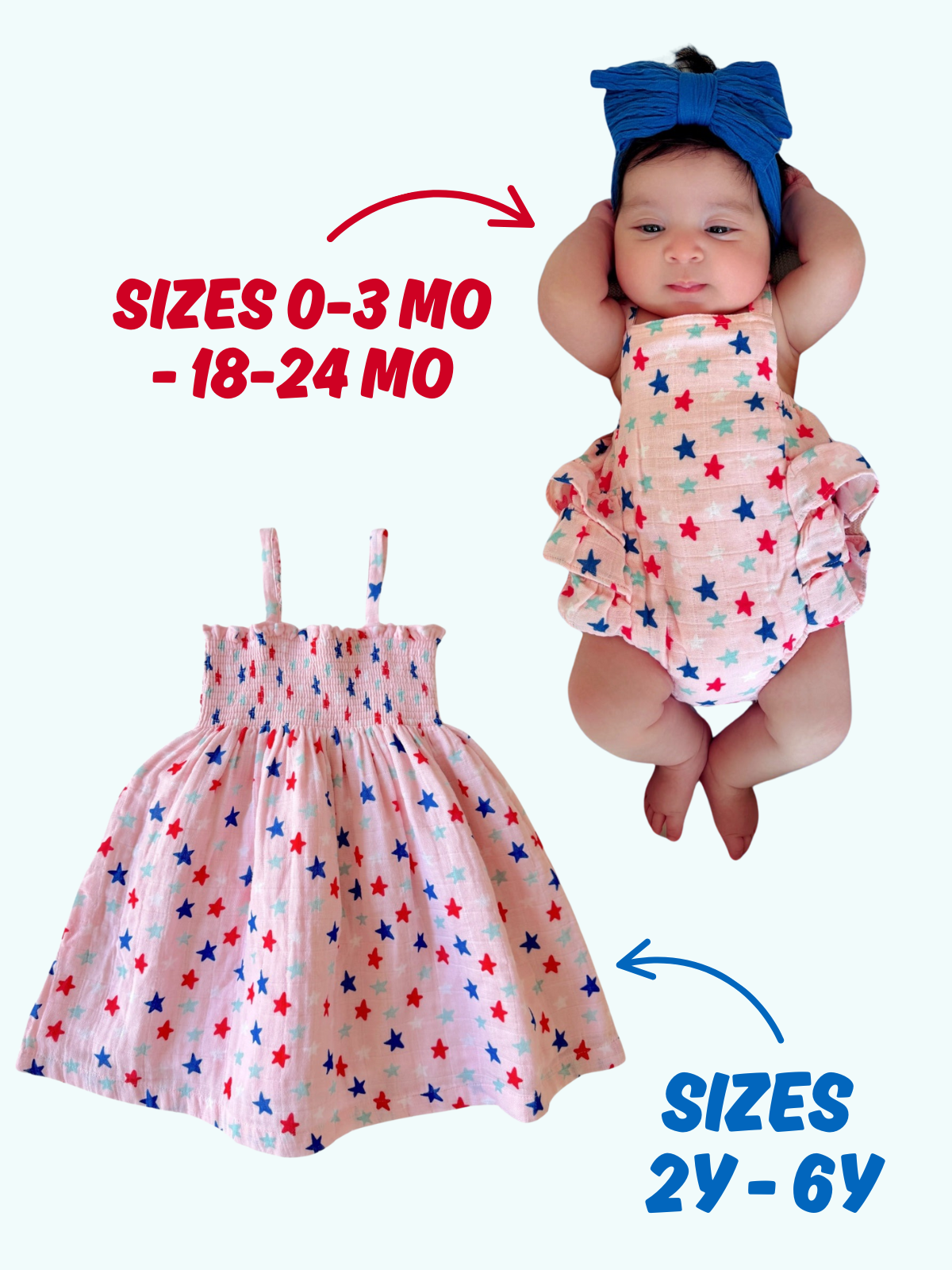 Big and little sibling 4th of july outfits