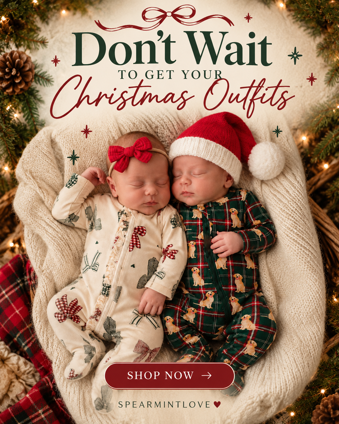 Don't Wait to get your Christmas Outfits