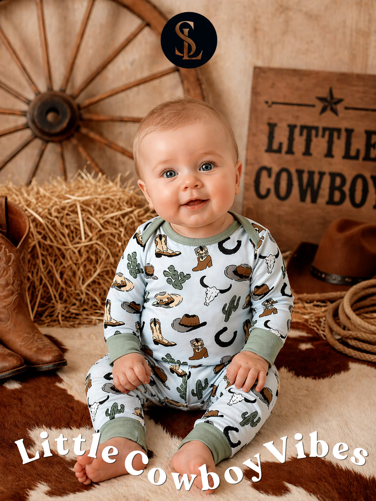 western vibes for your little cowboys