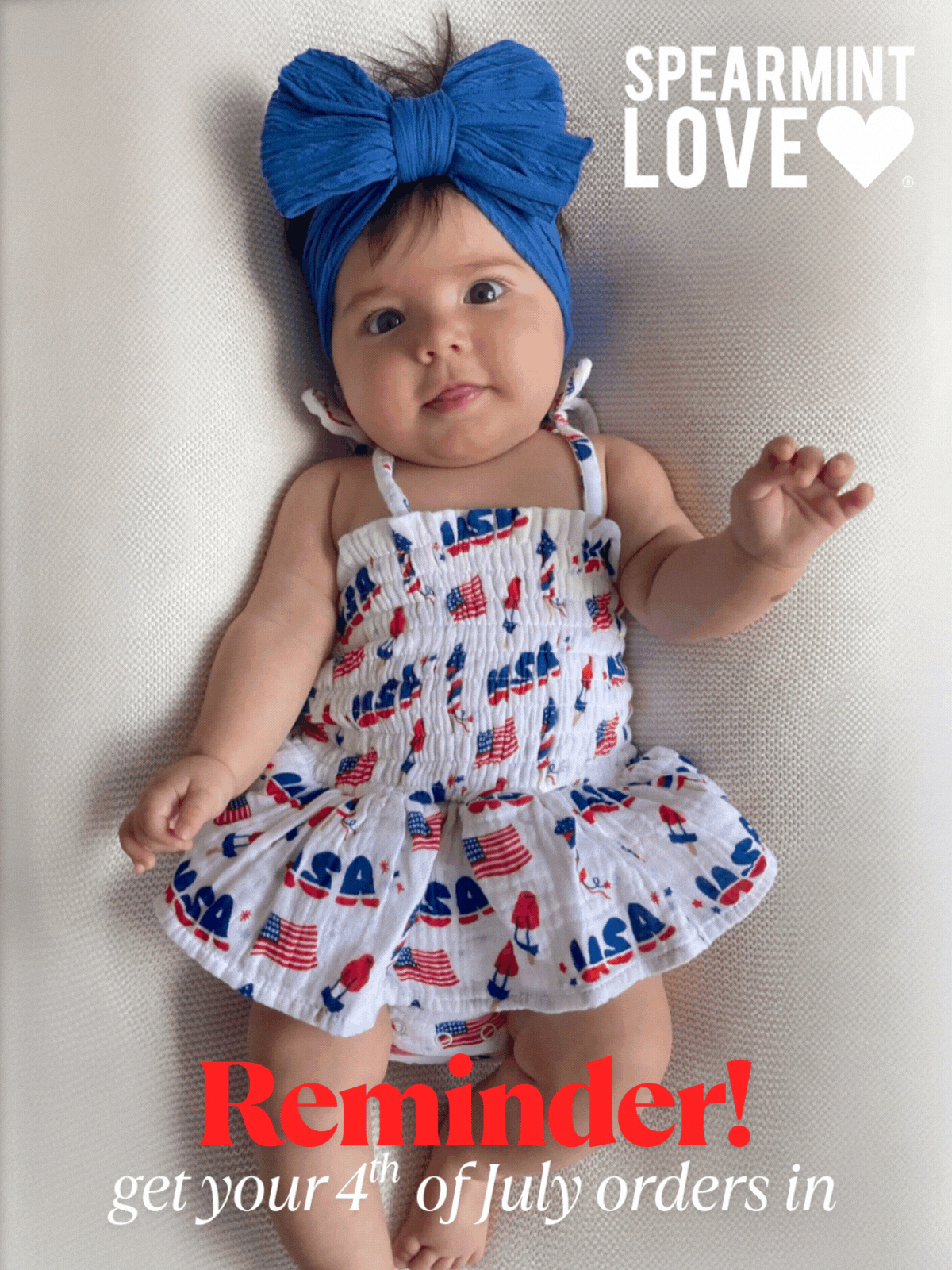 Reminder! get your 4th of July orders in 