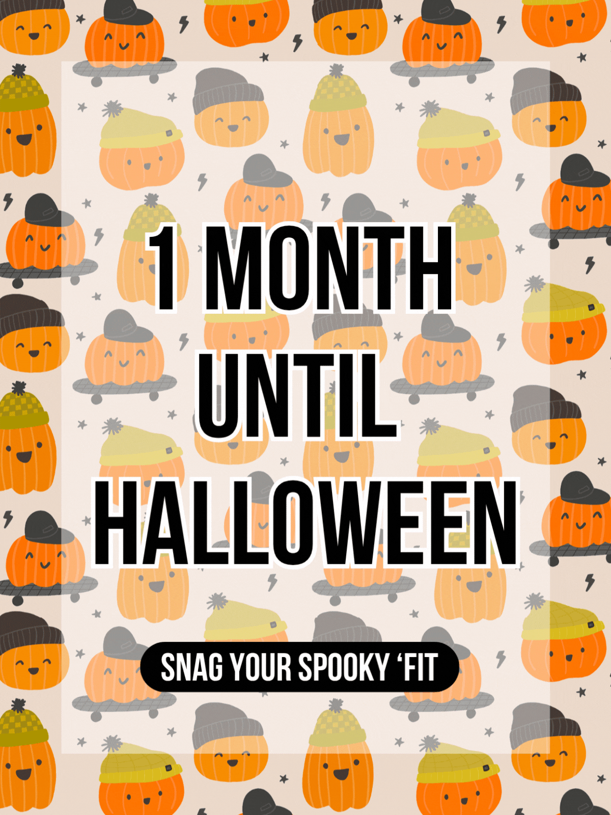 Snag Your Spooky Outfit - Only 1 Month Until Halloween