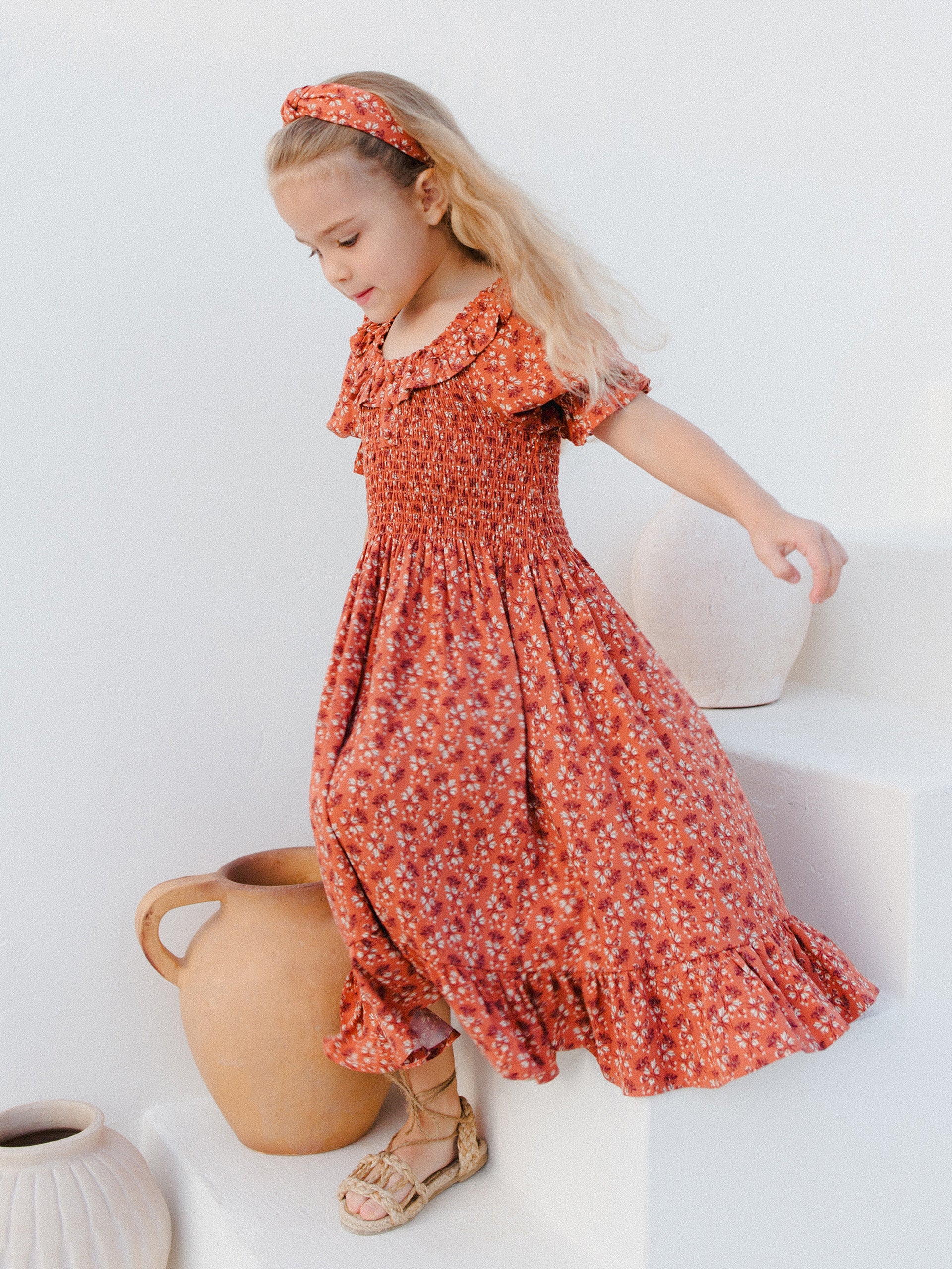 Rylee & Cru Lexi Dress, Red Floral
