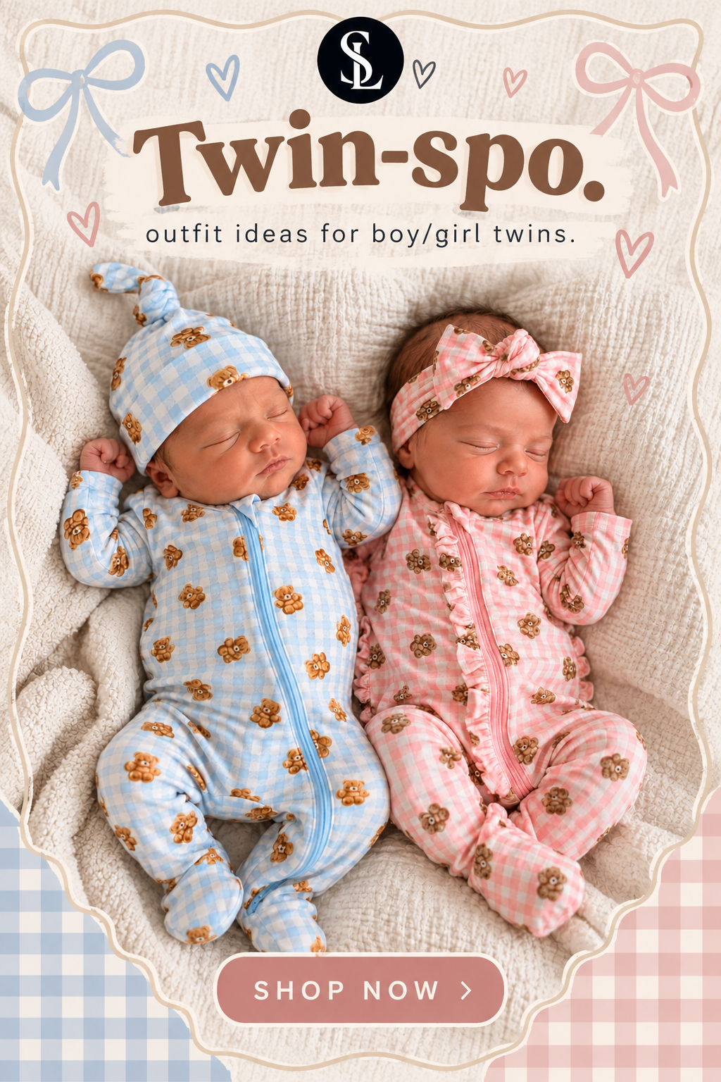 Twin-spo. Outfit ideas for boy/girl twins