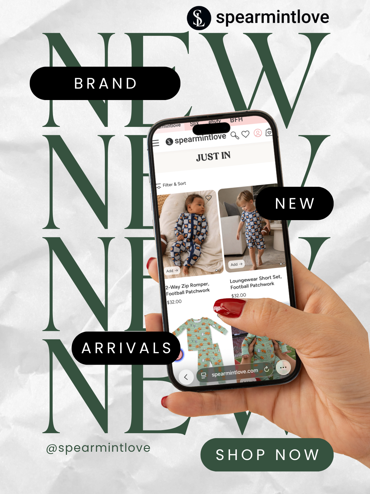 Brand New Arrivals, Shop Now.