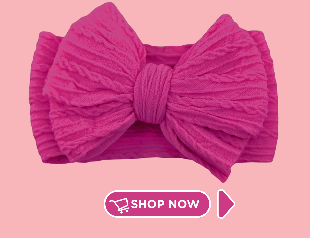 Cable Bow Magenta