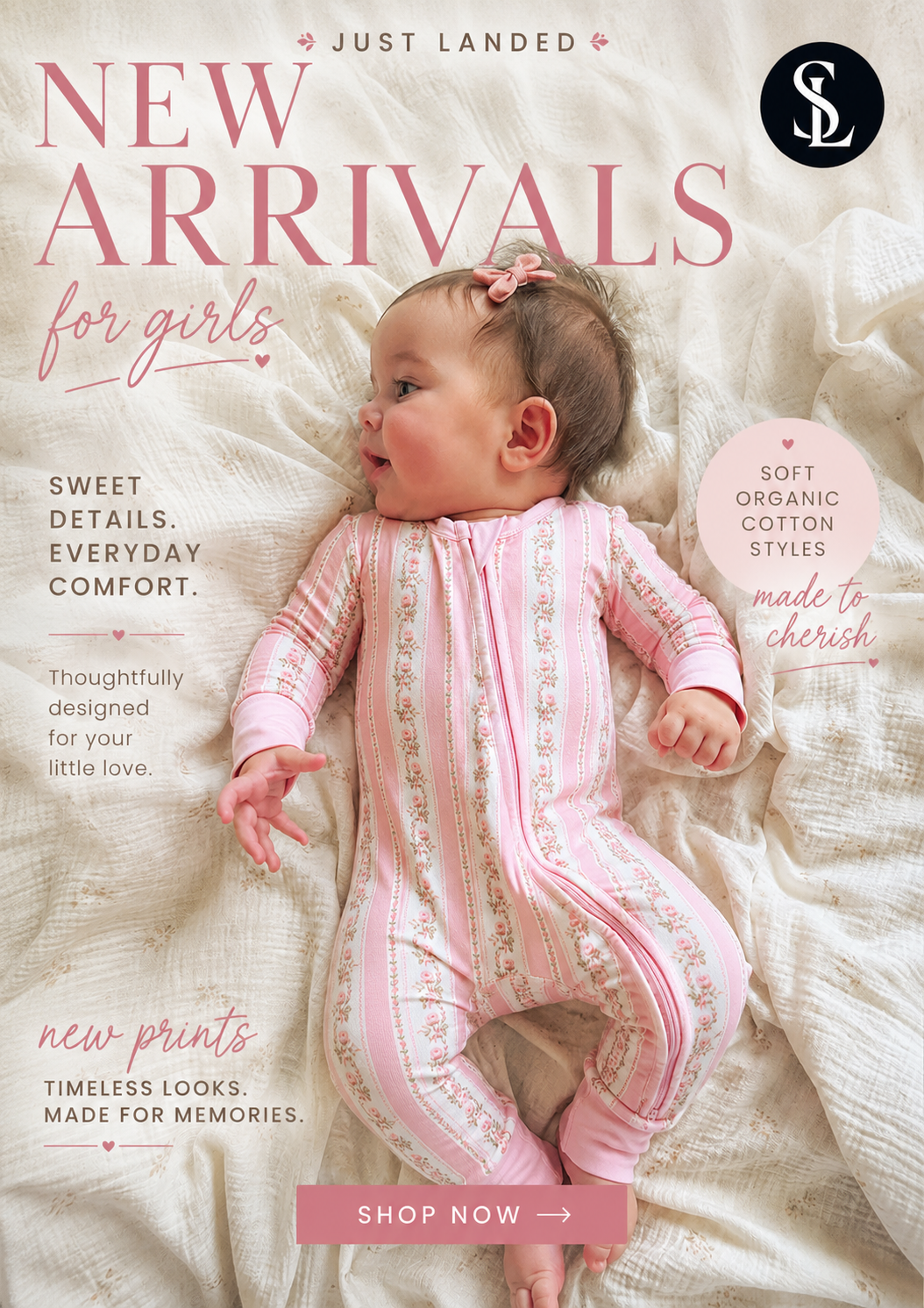 new arrivals for girls. timeless looks, made for memories.