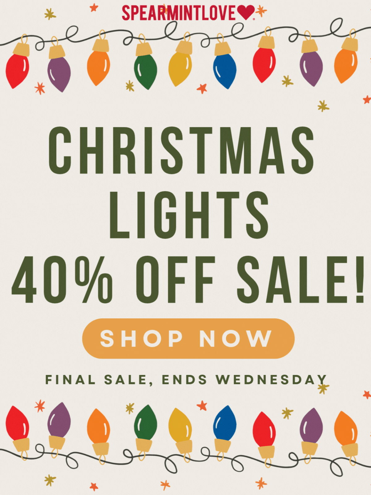 Christmas Lights 40% Off Sale
