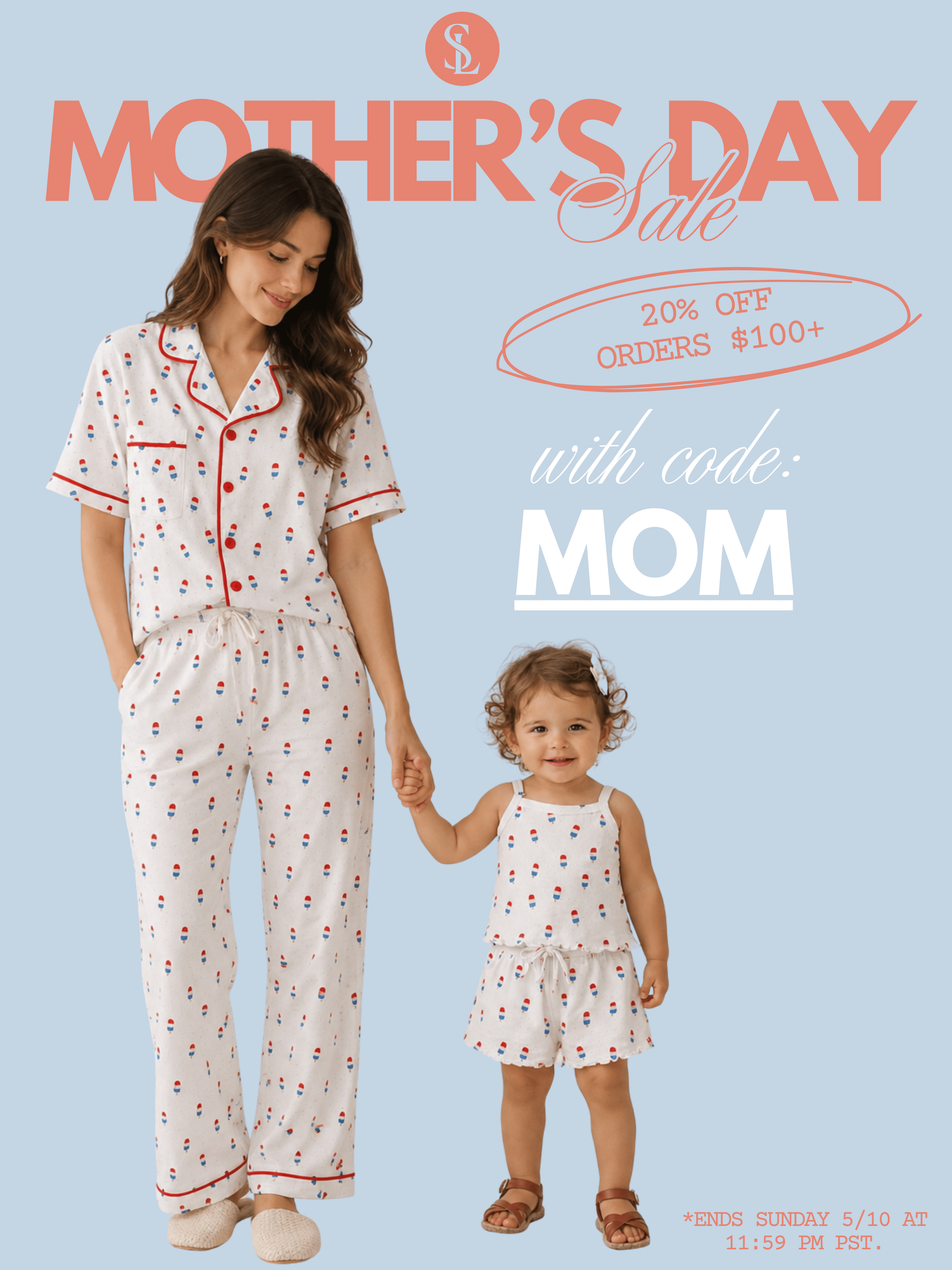 still time to save 20% off $100+ with code MOM