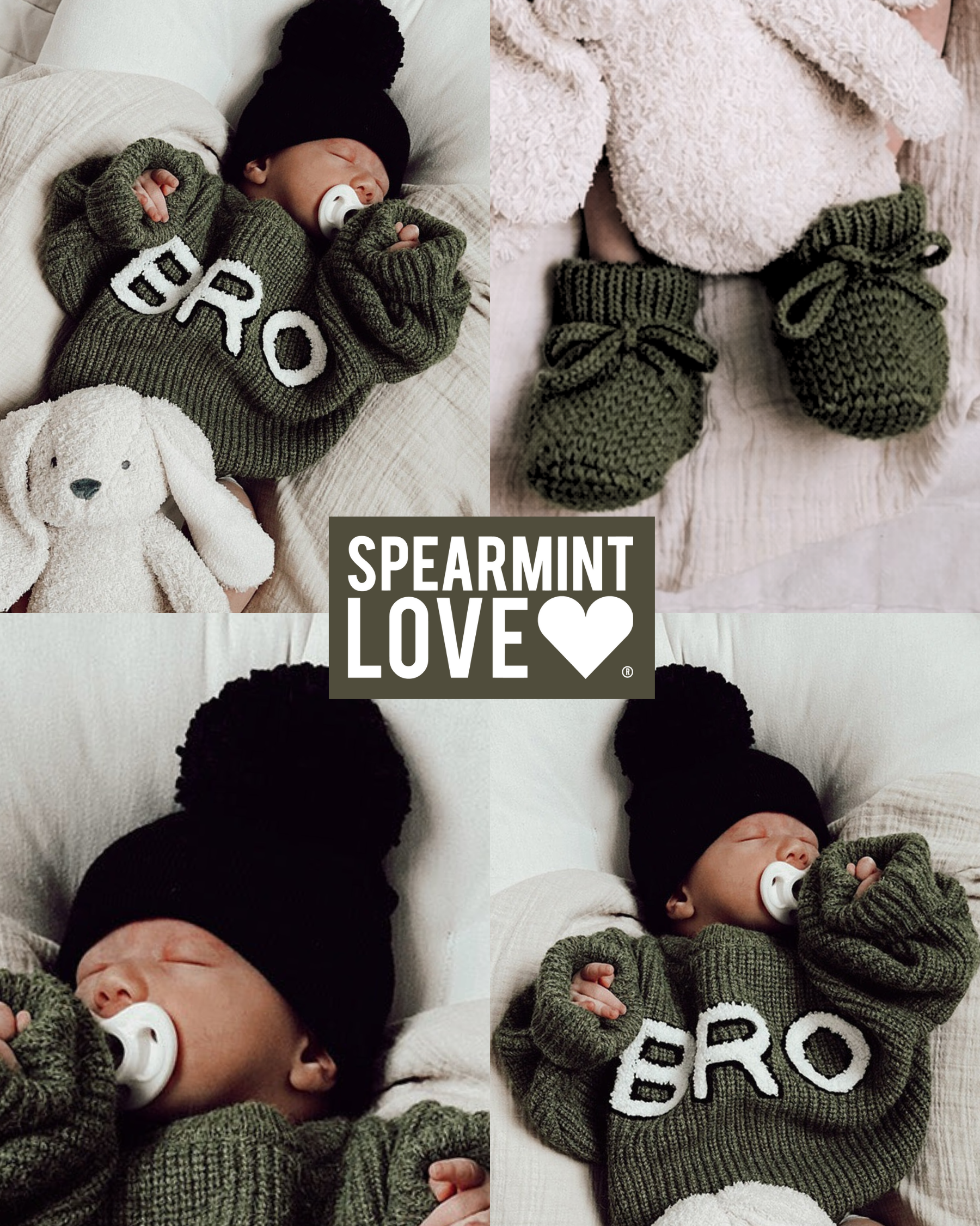 Matching Sibling Sweaters Bro & Sis