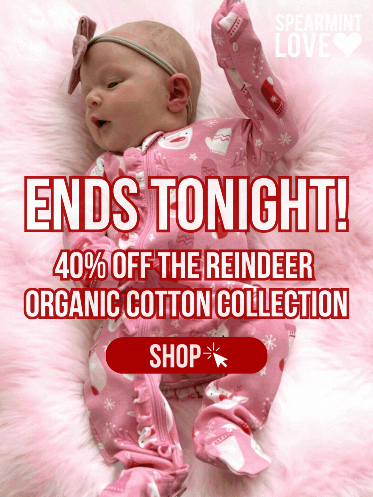Pink Tag Sale Ends Tonight - save 40% on Reindeer
