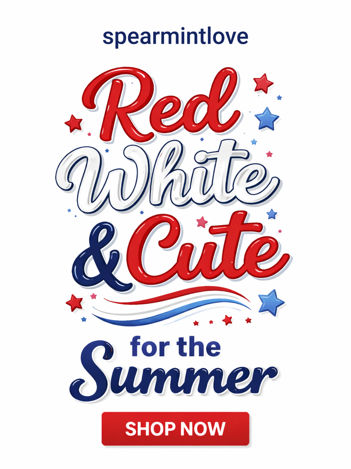Red White & Cute for the Summer