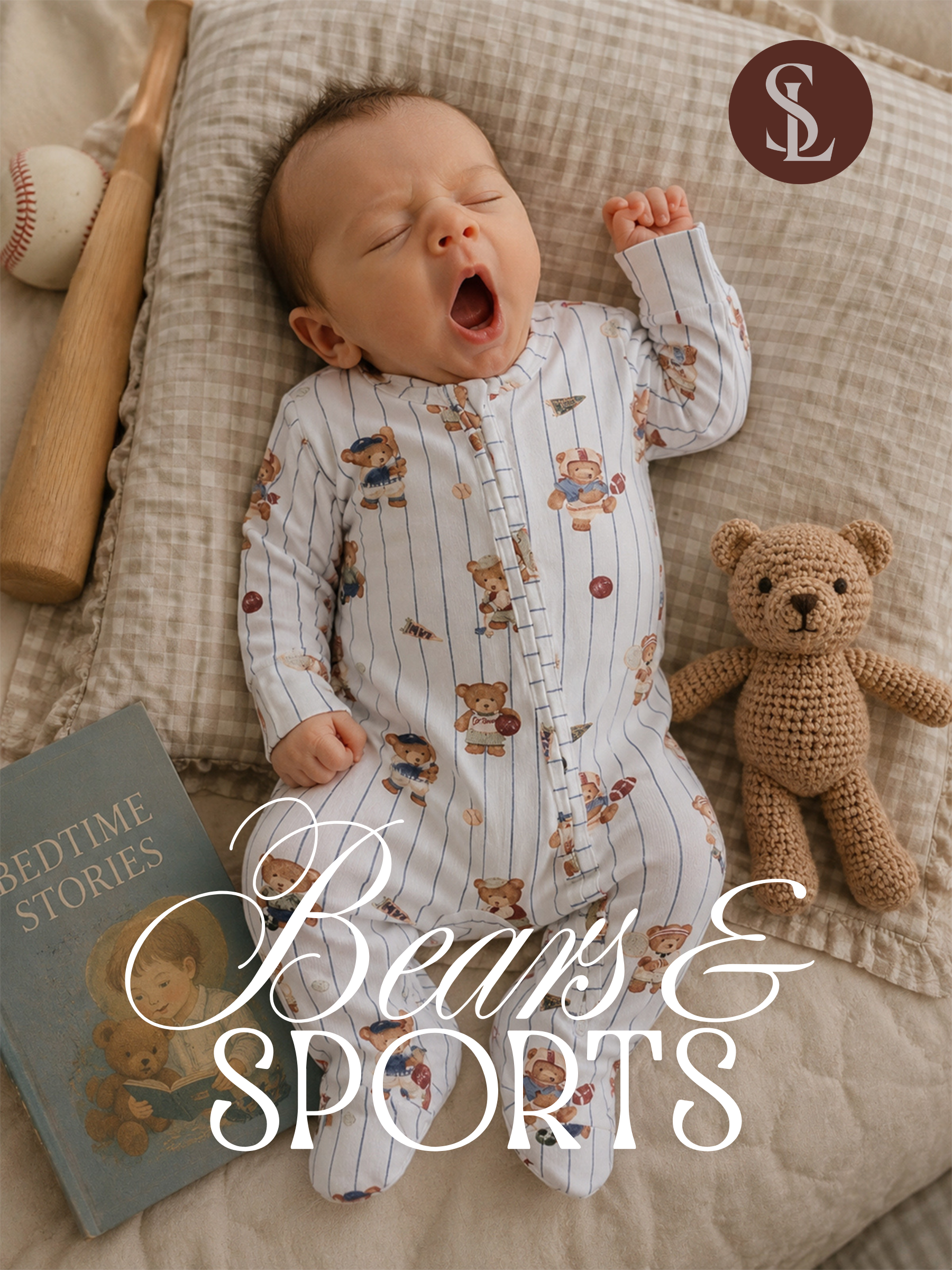 Bears & Sports - a new vintage collection for sports lovers.