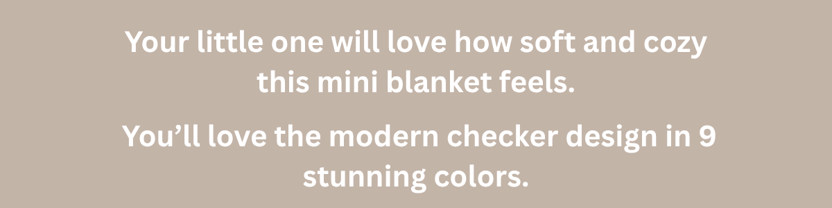 You will love how soft and cozy this blanket feels