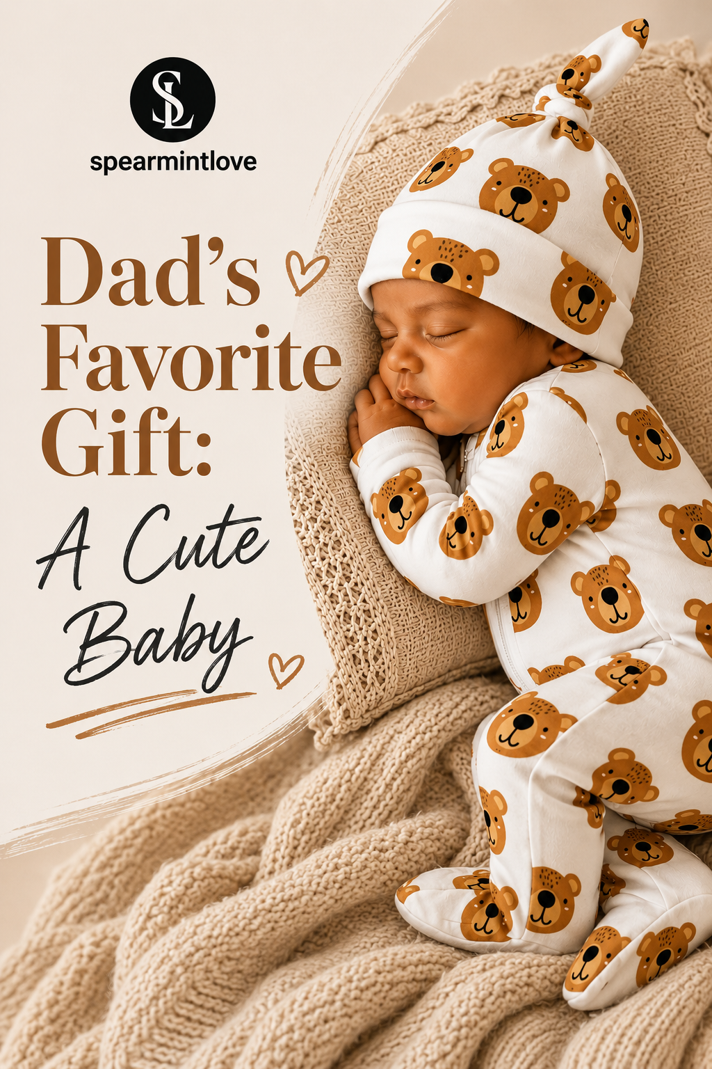 cute baby clothes, happy parents.