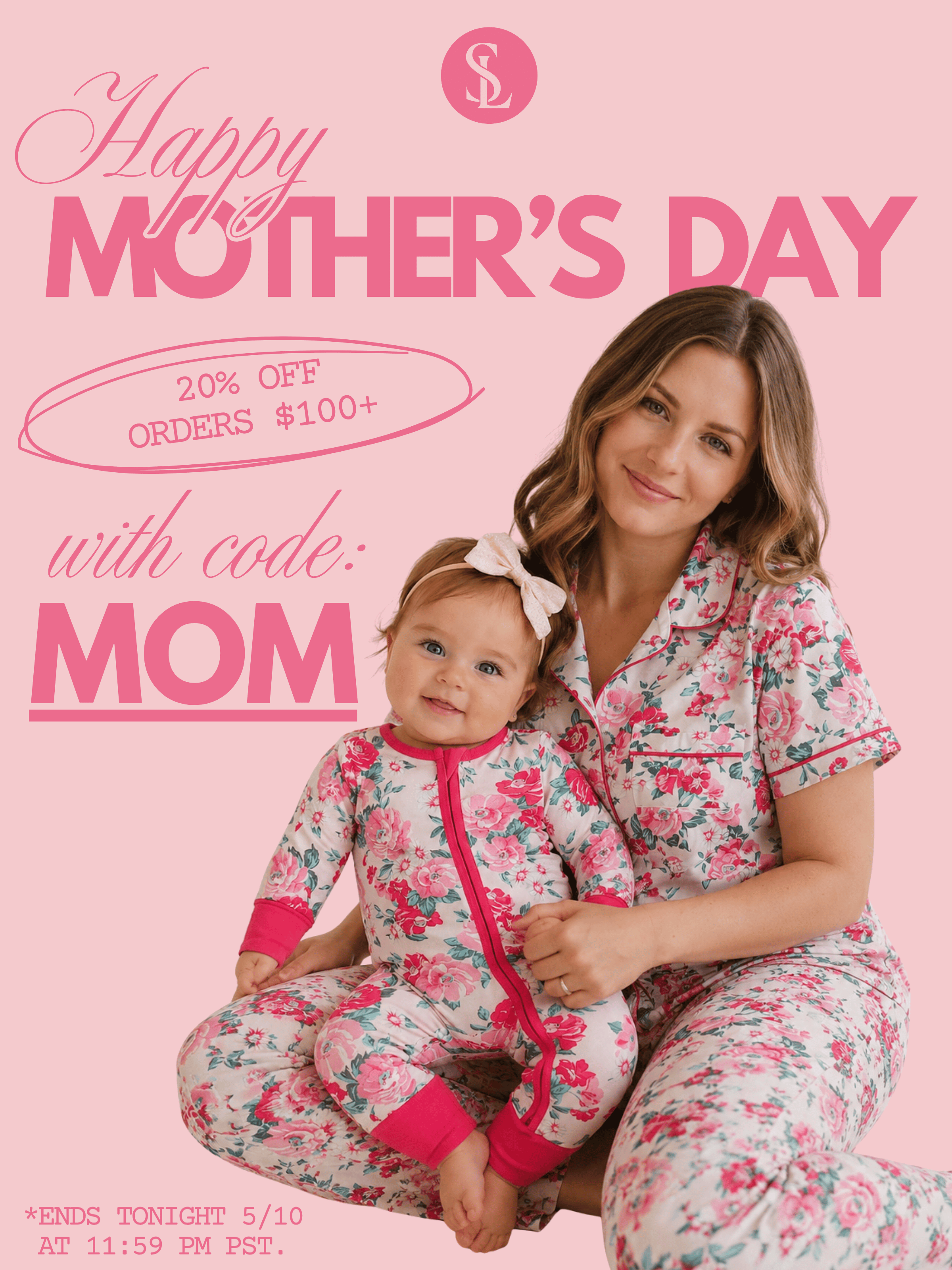 Happy Mother's Day! use code MOM to save.