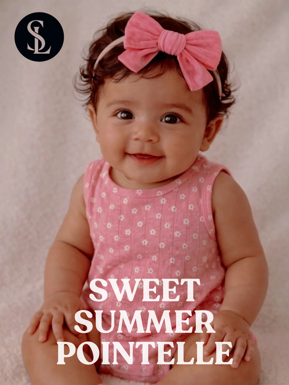 soft, sweet, prints on organic cotton pointelle. 