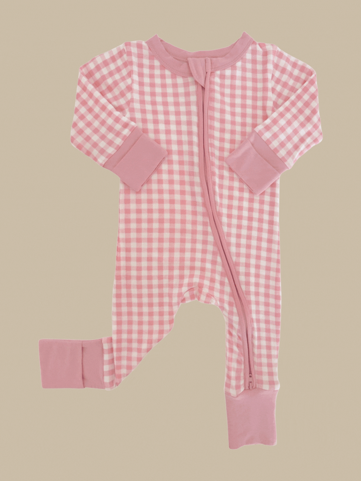 Pink Gingham Baby Girl Clothing