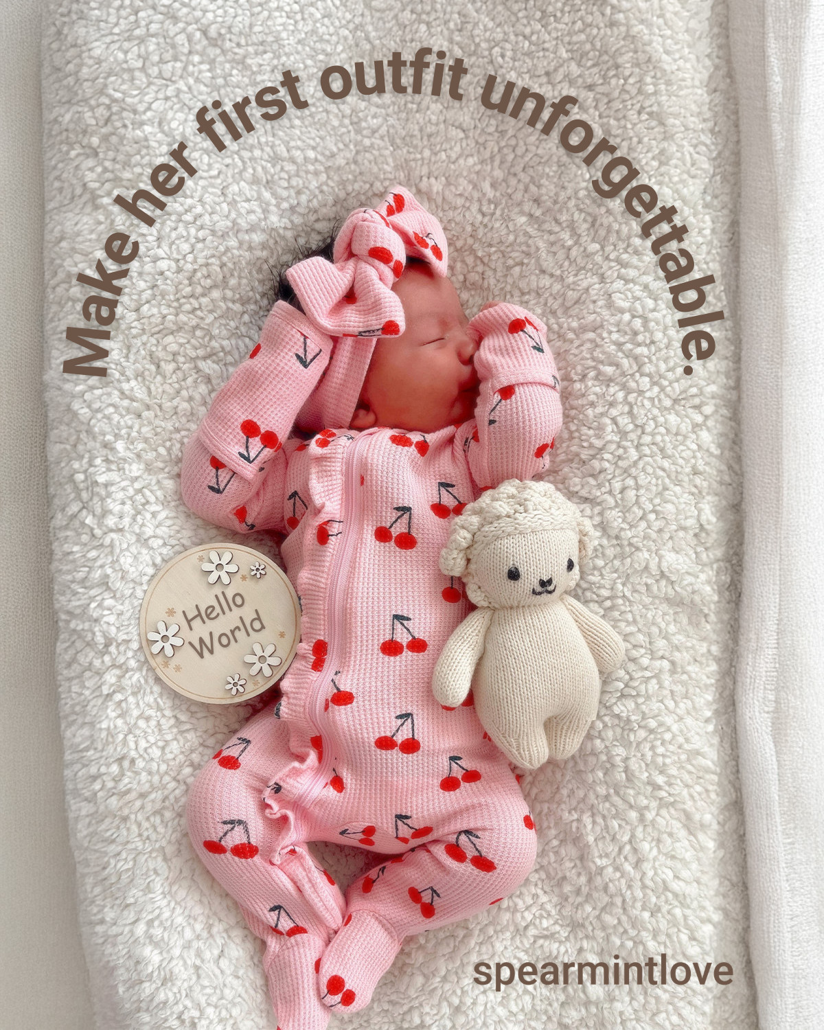 make her first outfit unforgettable.