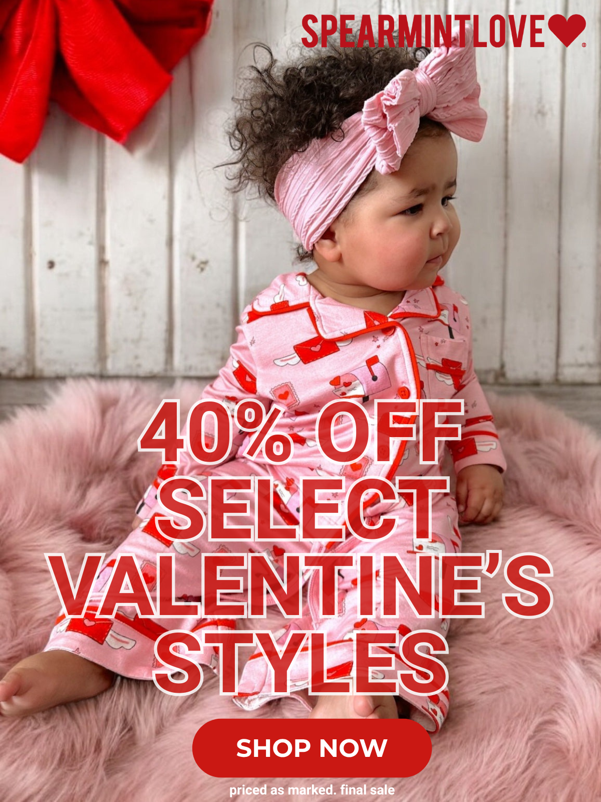 40% Off Select Valentine's Styles