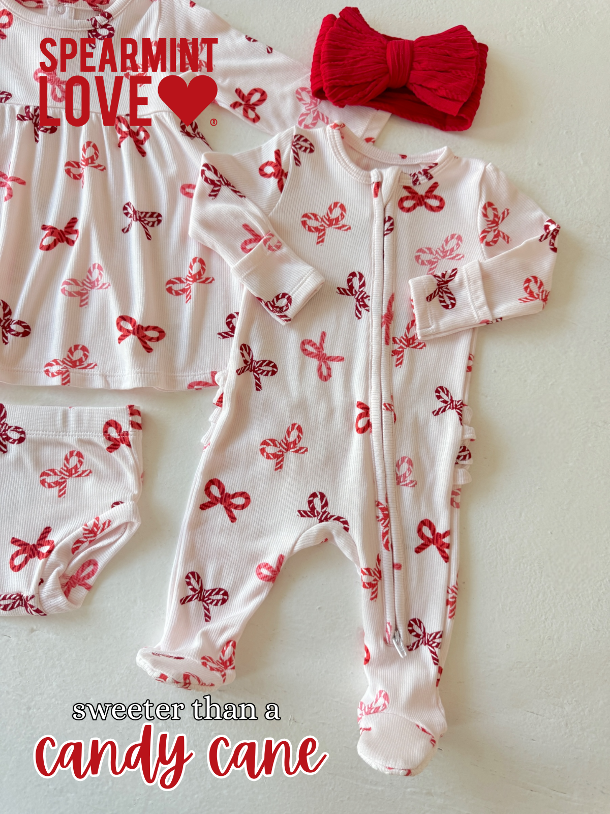 Candy Cane Bows - sweeter than a candy cane