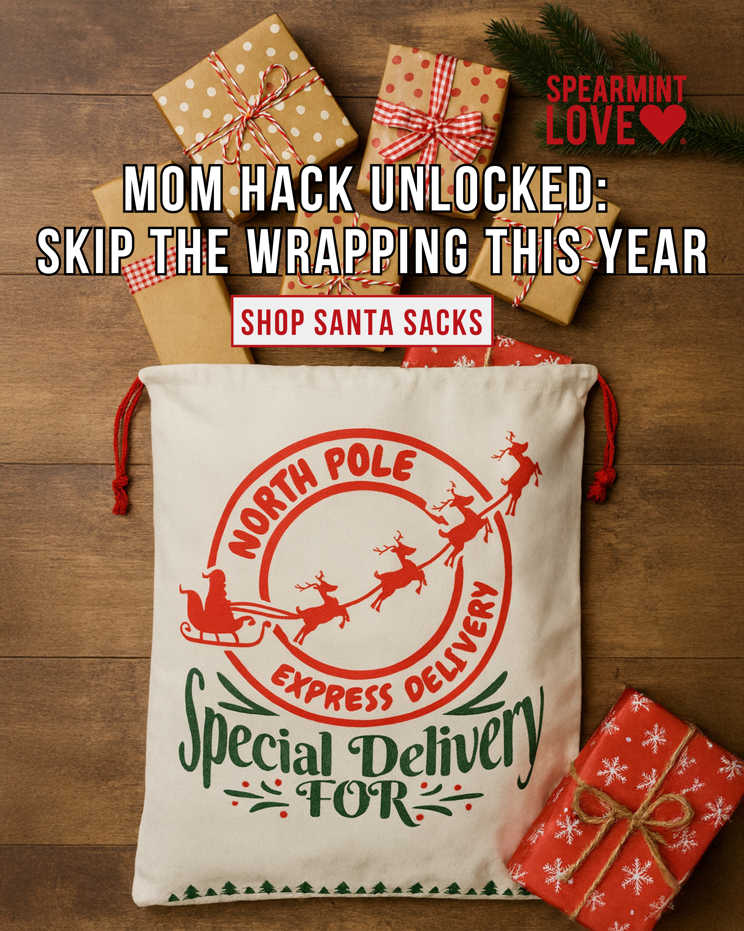 Shop Santa Sacks - Skip the Wrapping this Year