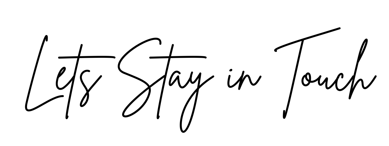 Lets Stay in Touch – Rebecca Ellis