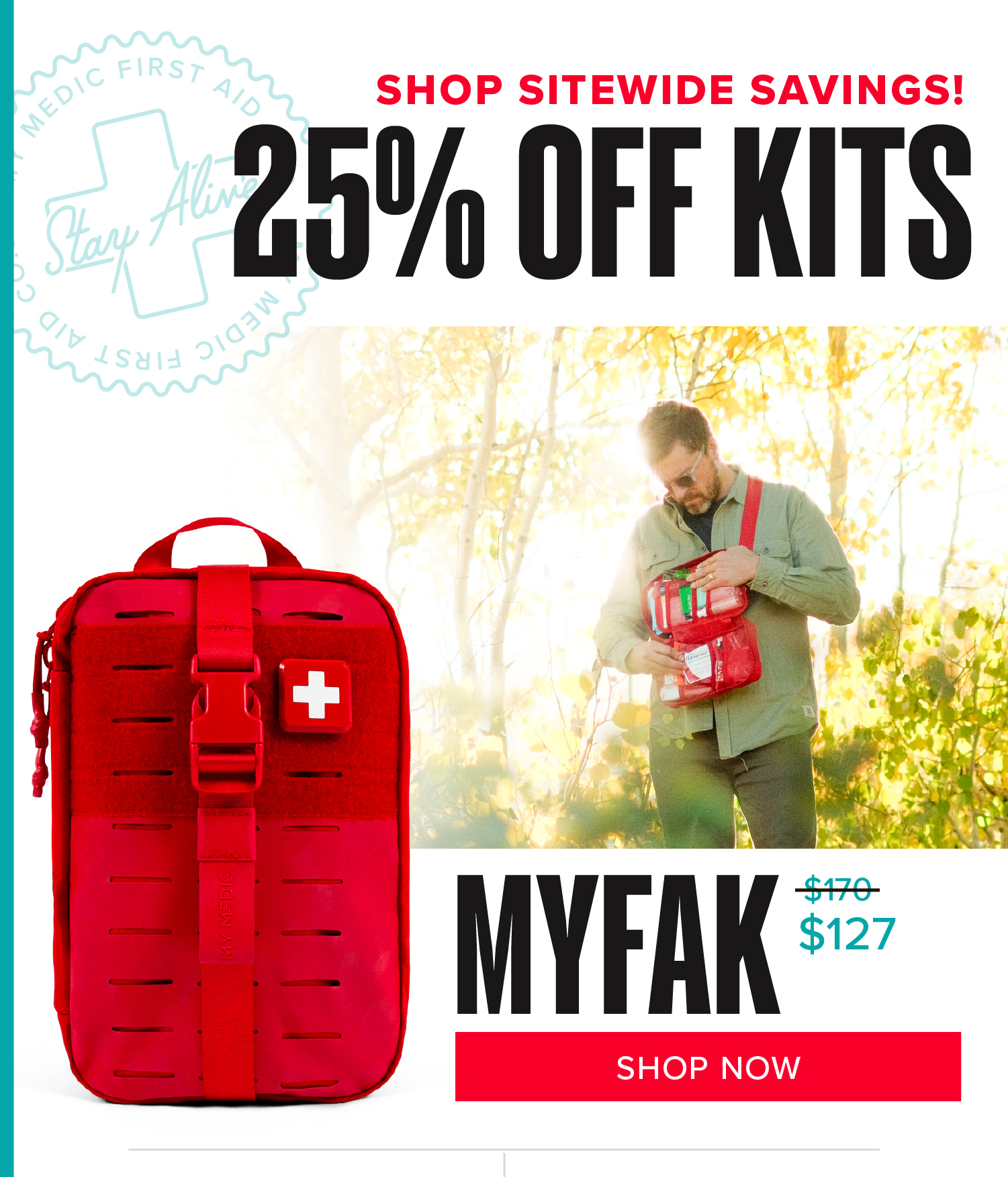 First Aid Kits 25% OFF! 