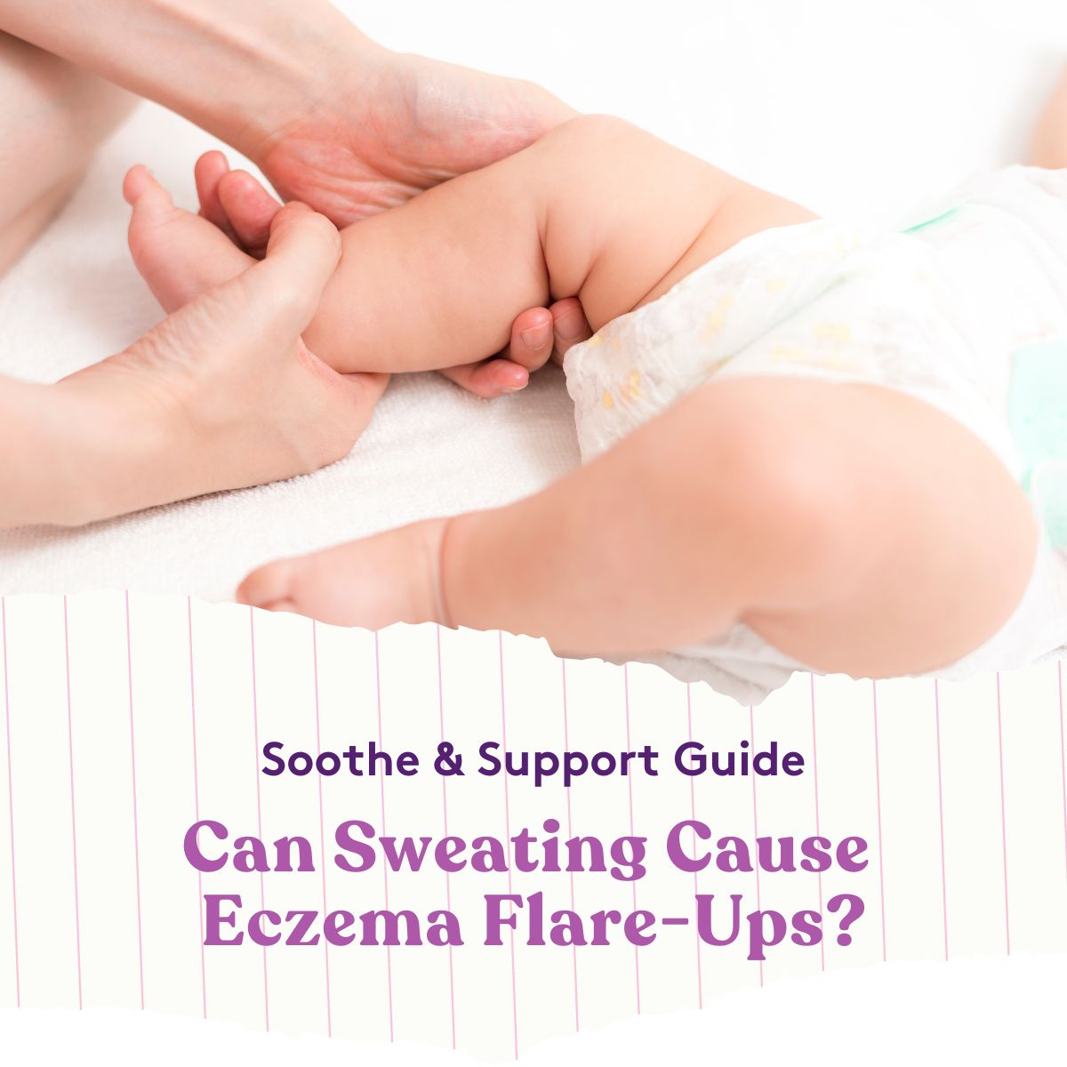 Can sweating cause eczema flareups? 🤔 Itchy Baby Co.